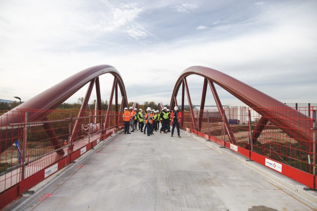 Chantier routier dans l'agglomération des 3 Frontières