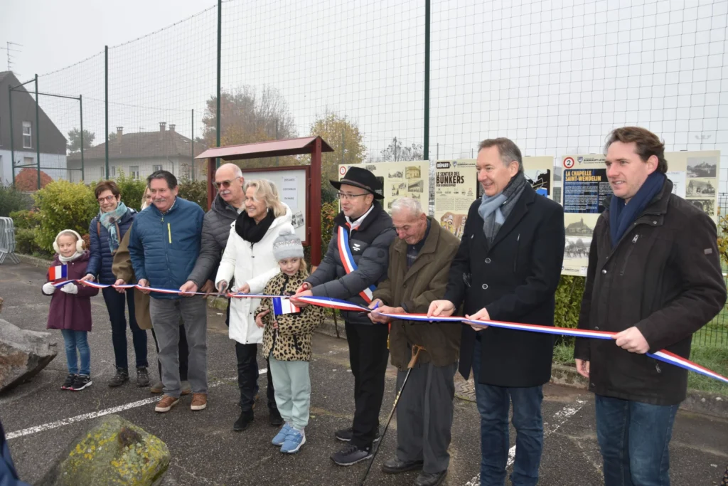 Inauguration du sentier des Bunkers à Burnhaut-le-Bas